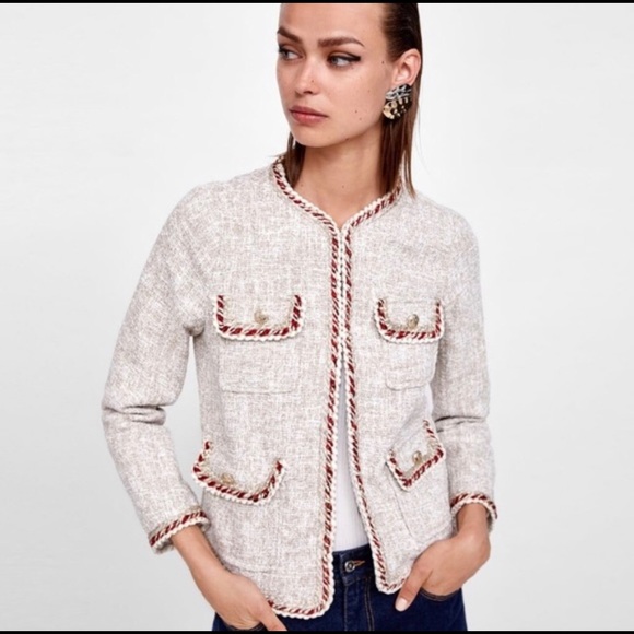 Zara Jackets & Blazers - Zara tweed jacket